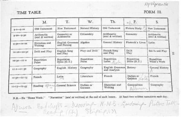 Form III Schedules for Today – Juniper Pines